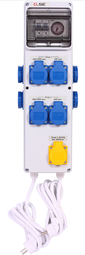 Timer Box III 8x600W + heating (3phase)