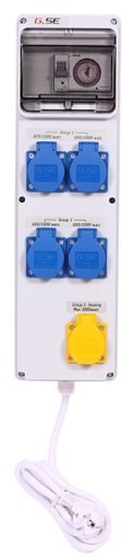 Timer Box II 4x600W + heating  (3phase)