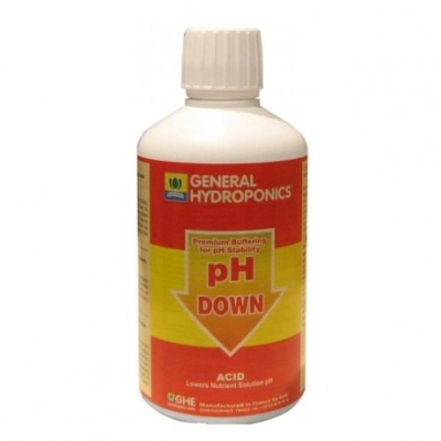 GHE ph DOWN 500ml - rregullator për heqjen e Ph