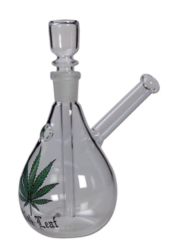 Glass bong "Black Leaf" G6-3