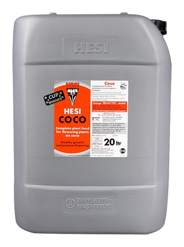 HESI COCO 20L - pleh mineral për rritjen dhe lulëzimin në arrë kokosi