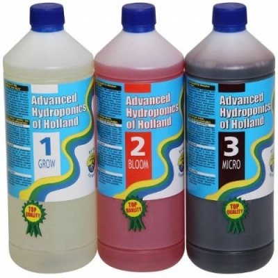 Hollandeze Formula Grow / Bloom / Micro 1L - një grup plehrash minerale për rritje dhe lulëzim