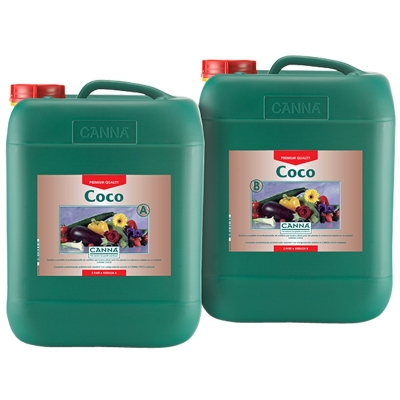 Canna Coco Nutrient Pjesa A + B 10L - pleh mineral për rritje dhe lulëzim në kokos