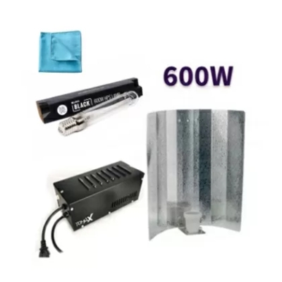 "Tomax 600W magnetik" - Set ndriçimi për serra + dhuratë leckë pastrimi për reflektorët dhe llambat