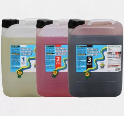 Formula Hollandeze AHH për Rritje/Lulëzim/Mikro – 10L – Kit Bazë